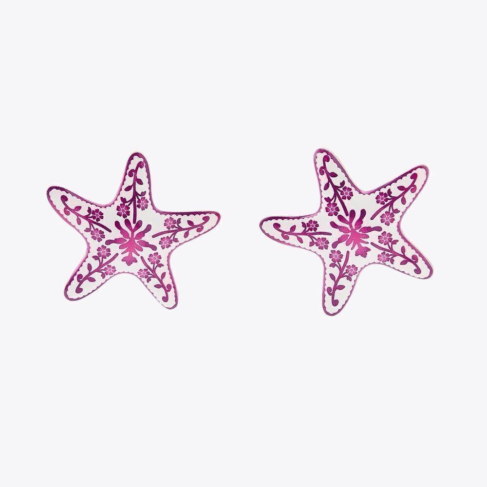 Pink Starfish earrings N1454